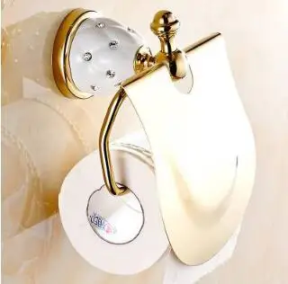 Латунная корзина для мыла с золотистой отделкой в европейском