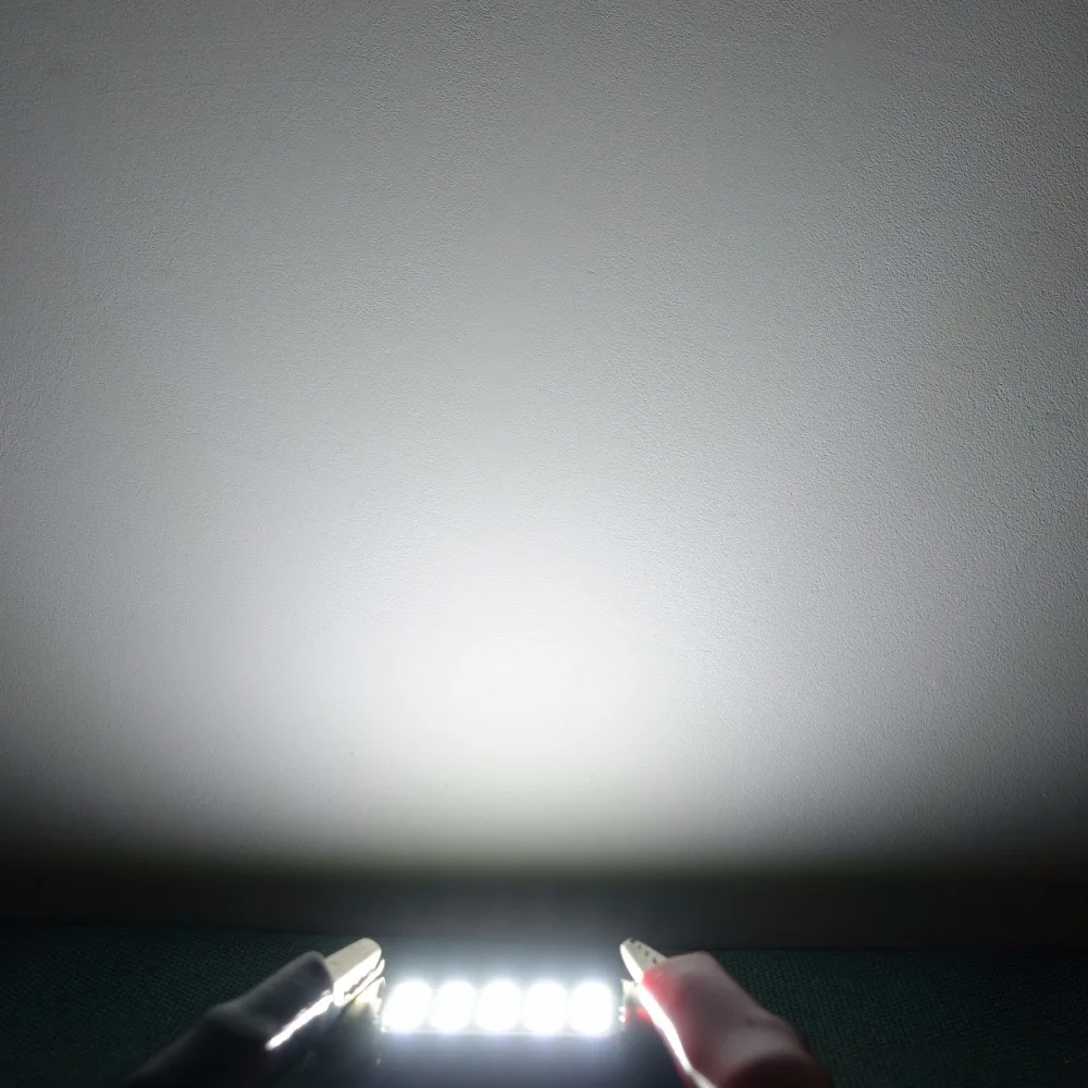 JIACHI 100 шт. Заводская поставка Festoon C5W 41 мм светодиодный CANBUS NO Error 2835SMD 15 чип для