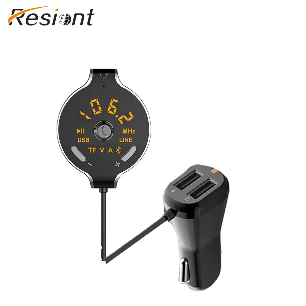 Aux bluetooth автомобильный комплект громкой связи Bluetooth fm-передатчик lcd MP3-плеер USB зарядное устройство 3.1A громкой связи usb bluetooth с bluetooth для телефона