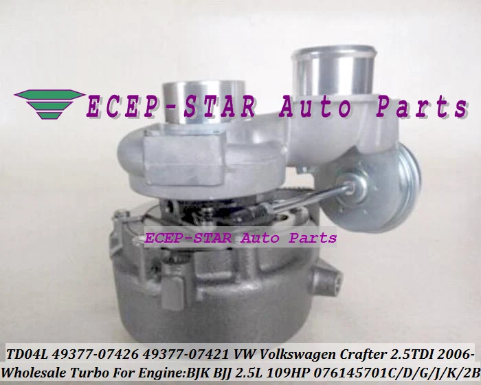TD04L 49377-07426 49377-07421 49377-07460 076145701 G 49377 07426 Турбо для Volkswagen VW Crafter 06- BJK BJJ 2.5L TDI 109HP