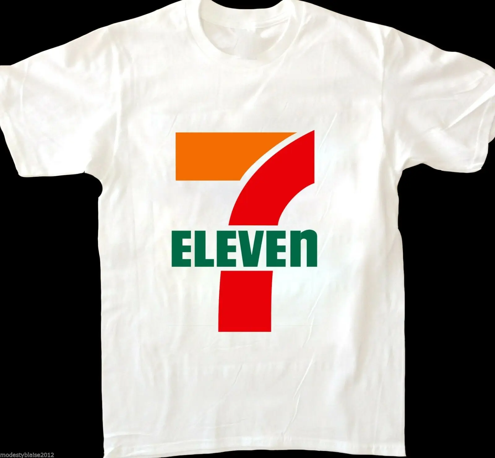 7 Eleven футболка 711 футболки напитки вечерние семь ELEVEN магазин логотип Футболка |