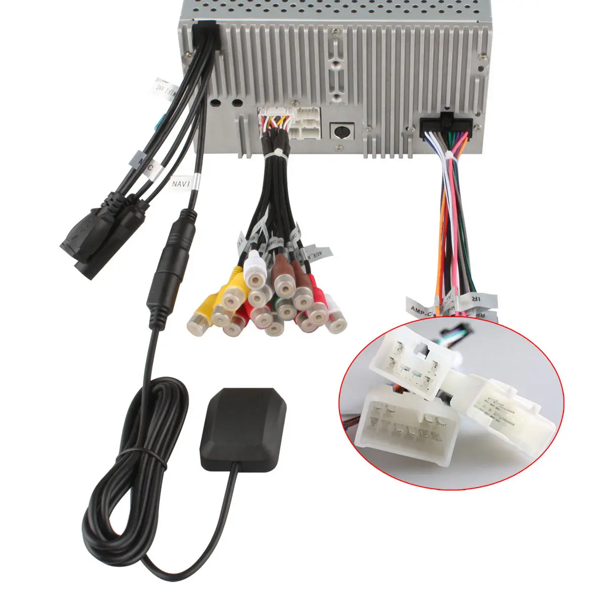 4 Ядера Android 4.4.2 Автомагнитола c функциями GPS навигации DVD радио и плеера для Toyota Hilux