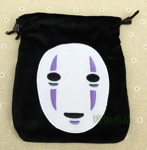 see chart IVYYE 1PCS Stitch Anpanman Cartoon Drawstring Bags Cute Plush storage handbags makeup bag Coin Bundle Pocket Purses NEW - Цвет: see chart