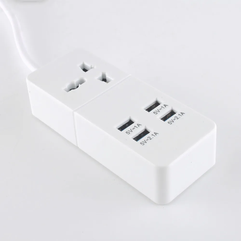 Удлинитель электрический Универсальный с 4 USB портами 2500 Вт|Удлинители