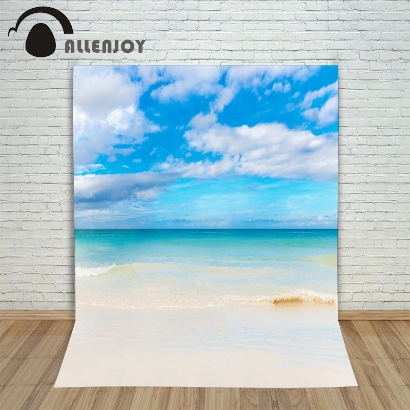 Allenjoy морской фон для фотосъемки семейный отпуск путешествия летняя фотография