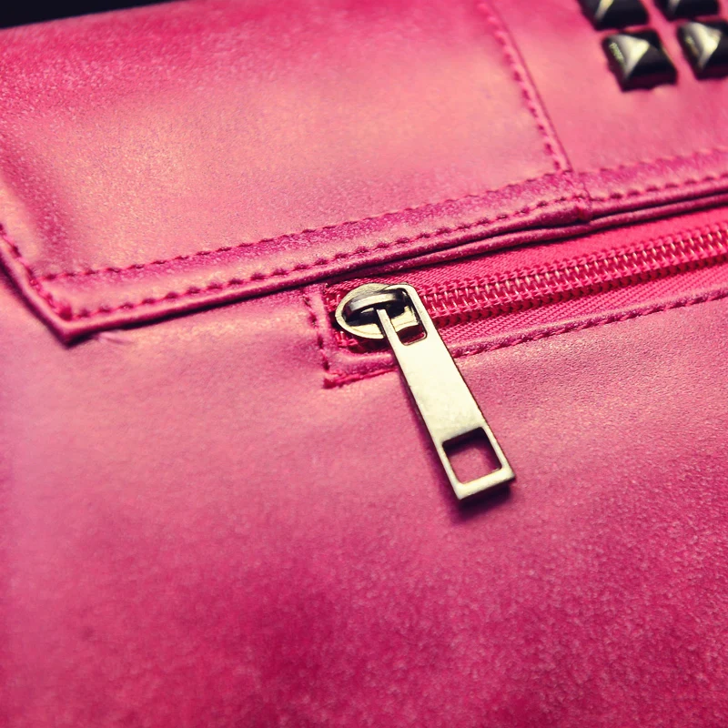 2017 женские сумки на плечо кожаные с шипами и заклепками винтажные сумочки через