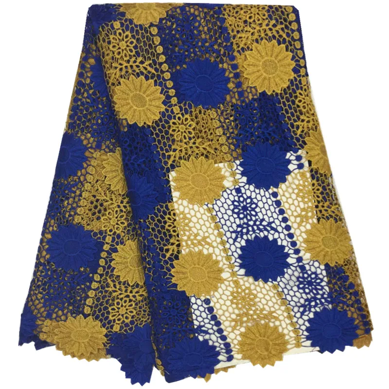 2017 г. Лидер продаж Высокое качество Африканский гипюр шнур Кружево Ткань