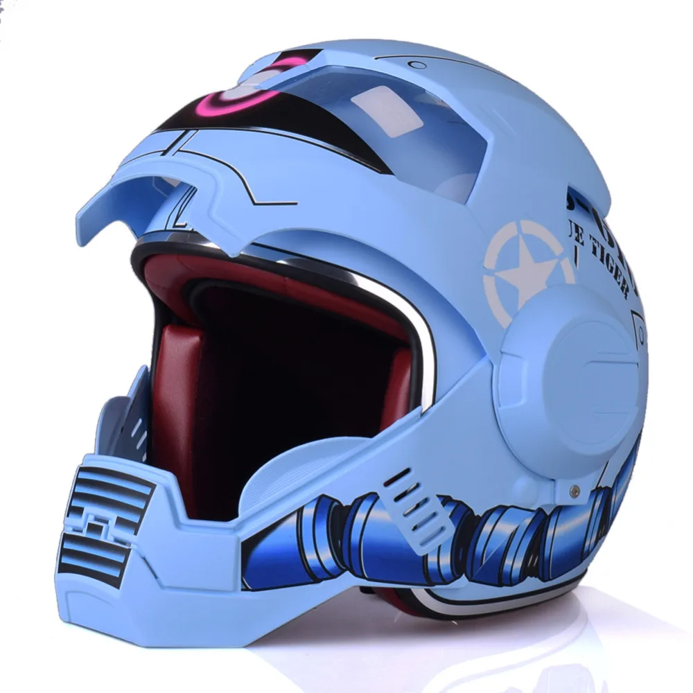 Мотоциклетный шлем Masei 610 Zaku Matt Green мотоциклетный для мотоциклистов|motorbike helmet|masei