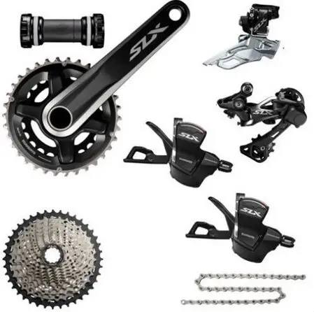 Shimano SLX M7000 2x11 22 speed Groupset 7 шт двойная группа 11-40 11-42T 11-46 кассета | Спорт и развлечения