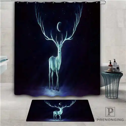 Изготовленный На Заказ лунный свет (1) водонепроницаемый занавеска для душа