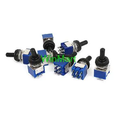 AC 125 В ON OFF 6A DPDT 3 Позиция Управления Питанием Тумблер 10 шт.|switch remote control|switch stopswitch