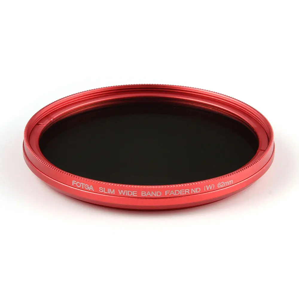 FOTGA 55mm Variable Fader ND Lens Filter ND2 to ND400 ND100 ND32 ND16 ND8 ND4 Neutral Density Red | Электроника