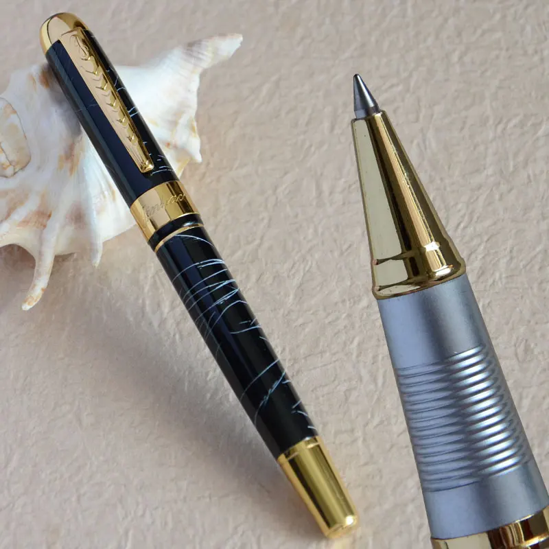 Шариковая ручка JINHAO 250 Королевская Синяя мраморная цвета шампанского черная