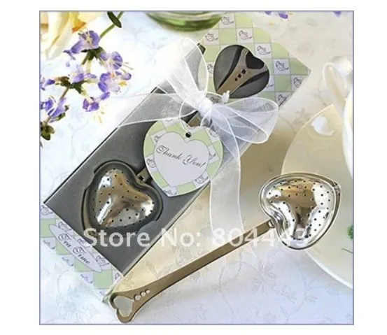 Свадебный подарок и подарки -- TeaTime перфорированная ложка-ситечко в форме сердца