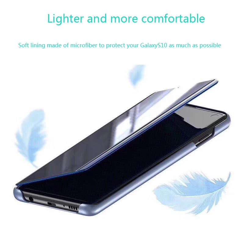 Smart mirror Flip Luxury phone case For Samsung S8 S9 S10 Plus S7 Edge A30 A50 A70 A750 Note 8 9 S10E back cover |