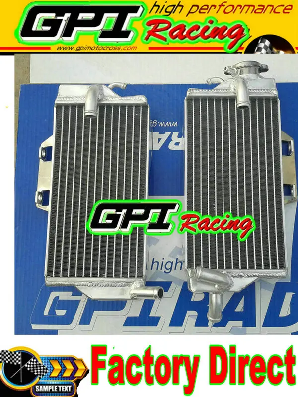 GPI алюминиевый радиатор для Honda CR125 CR125R 05 06 07 2005 2007 2006 CR 125R|Охлаждение двигателя и