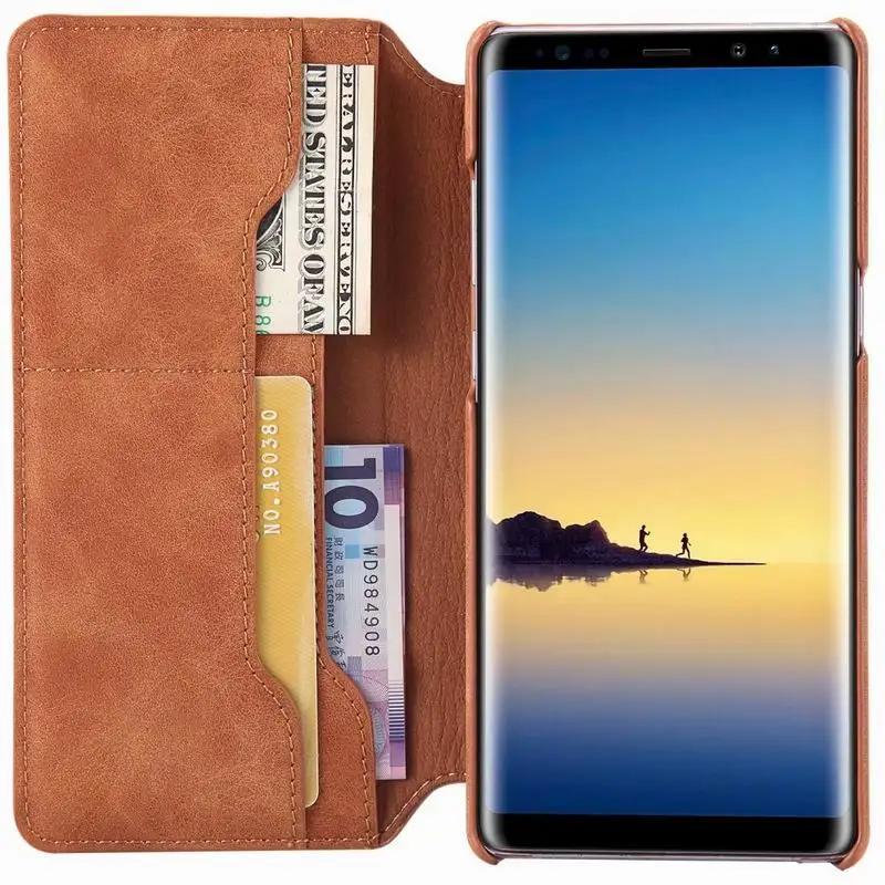 Чехол с откидной крышкой для Samsung Galaxy S9 S 9 Plus Note 8 Роскошные тонкие чехлы бумажники