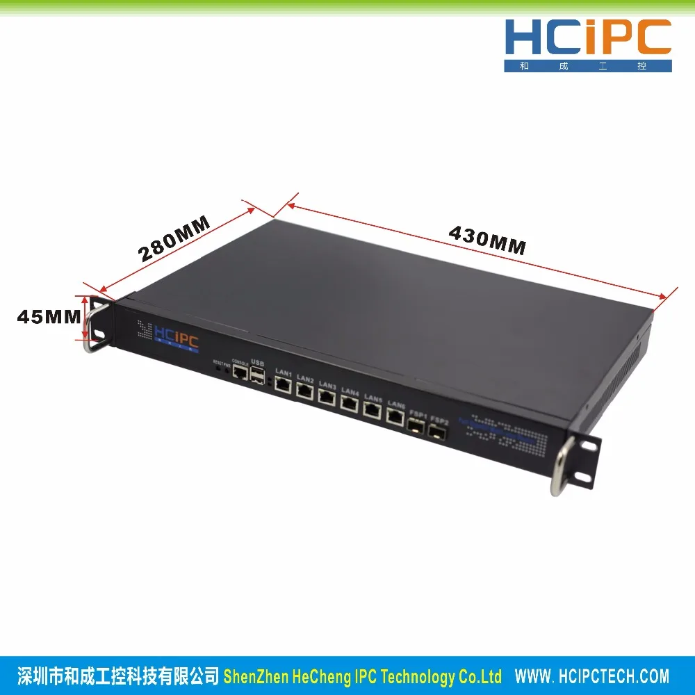HCiPC B205-2 HCL-SB75-6L2FSPB BareBone LGA1155 B75 82574L 6LAN+2FSP 1U Firewall Barebone 6LAN Router 4LAN Motherboard | Компьютеры и
