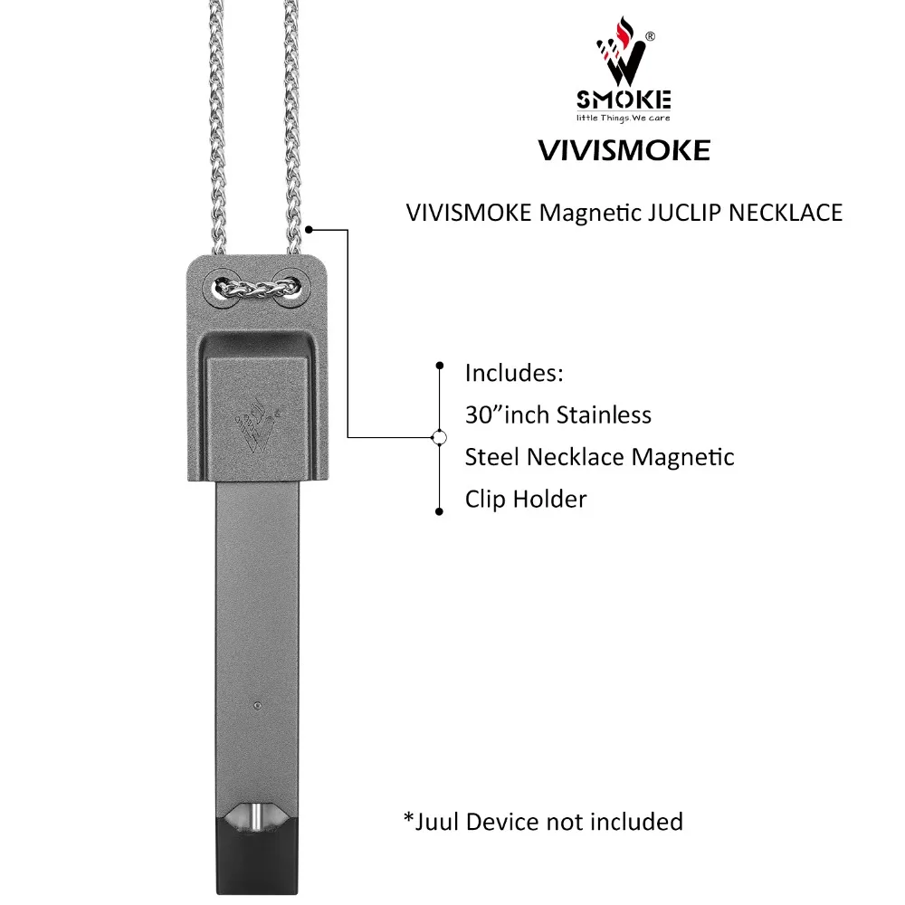 2019 новейшее ZZtech модное магнитное ожерелье Juclip для JUUL vape комплект крутых и
