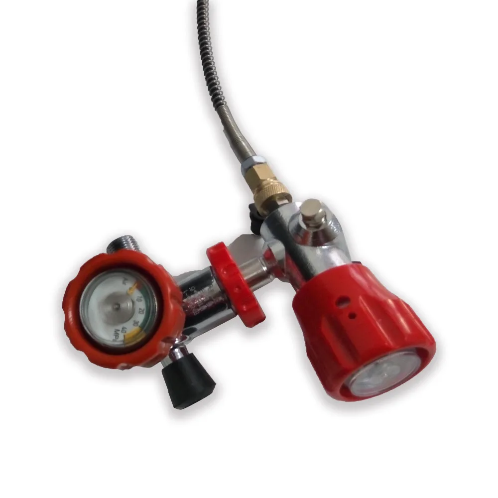 AC101 New Pcp Airsoft Din G5/8 погружной цилиндр 30 мпа красный клапан с наполнительной