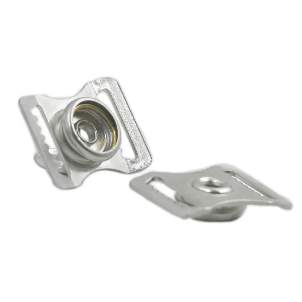 10 Pcs Adjustable Cap Buckle Webbing Non-slip tooth Snap Fastener Tool for Leather Circumference Buttons Craft 26.5mm x 20mm | Дом и сад
