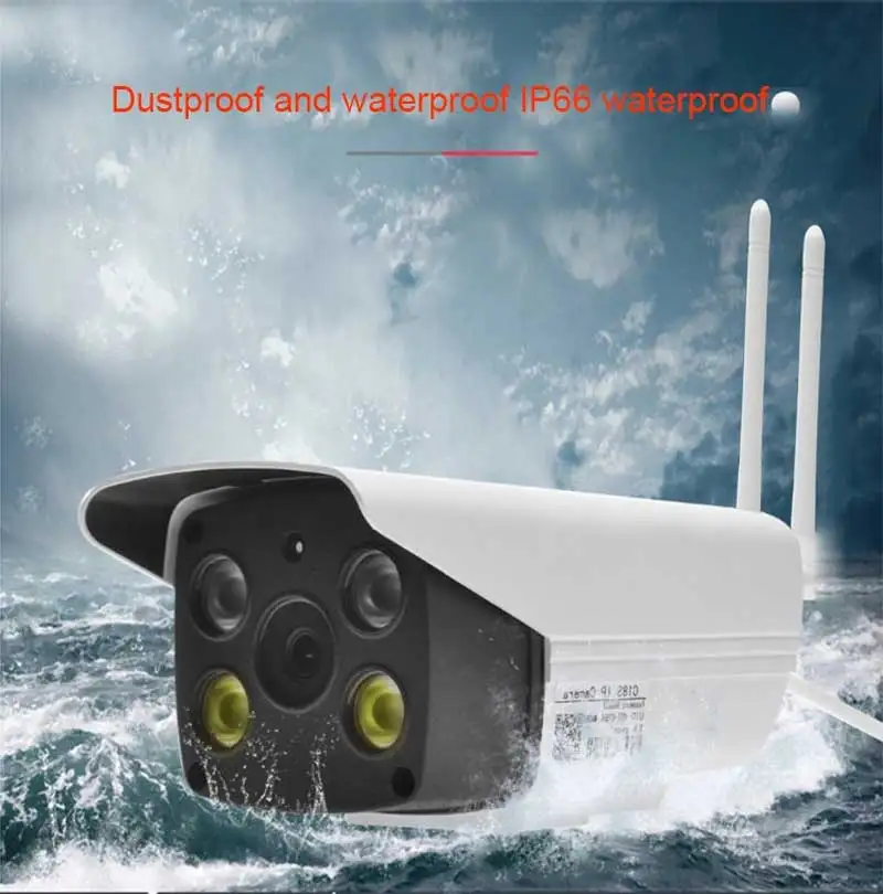 1080P WiFi IP Camera ONVIF Outdoor Waterproof Full Color Night Vision Security CCTV Camera Cloud Storatge Wireless Surveillance