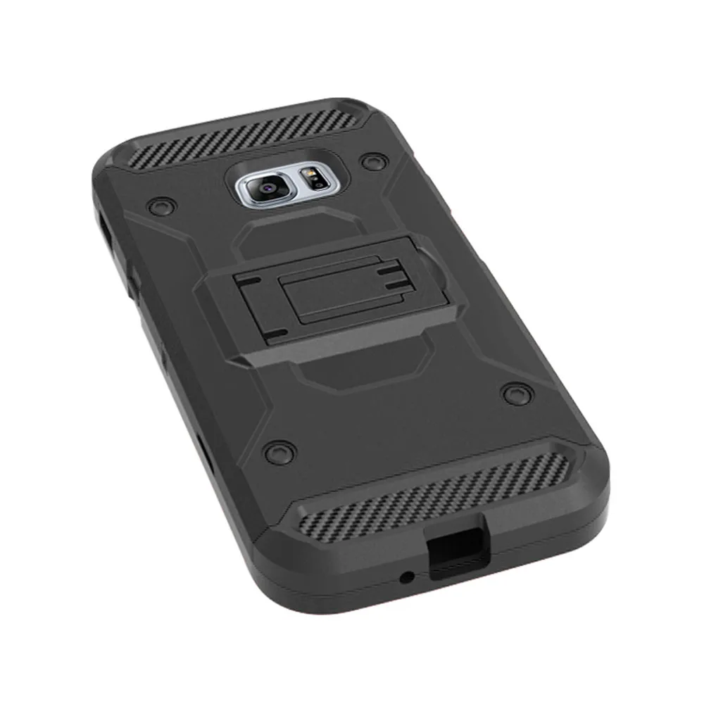 Сверхмощный противоударный армированный чехол для Galaxy X 4 с откидной ножкой и