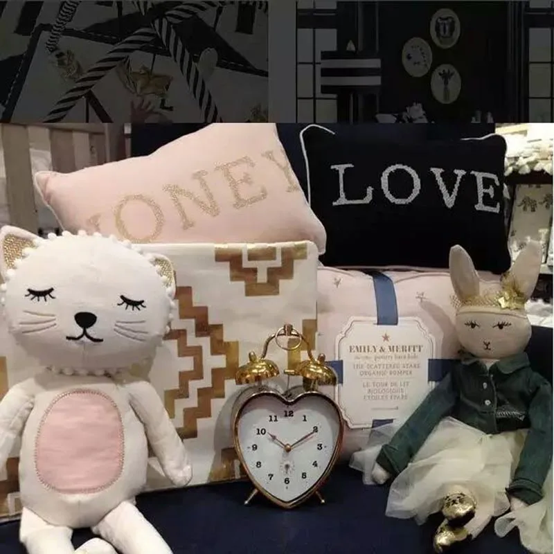 Baby Cartoon Pillow Kids Stuffed Plush Toys Girl Boy Accompany Sleep Dolls Children Room Bed Decorative Photography Props Gift | Дом и сад