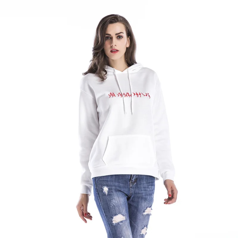 SARSALLYA/женские свитшоты с вышивкой сезон осень-зима легкий карман женская
