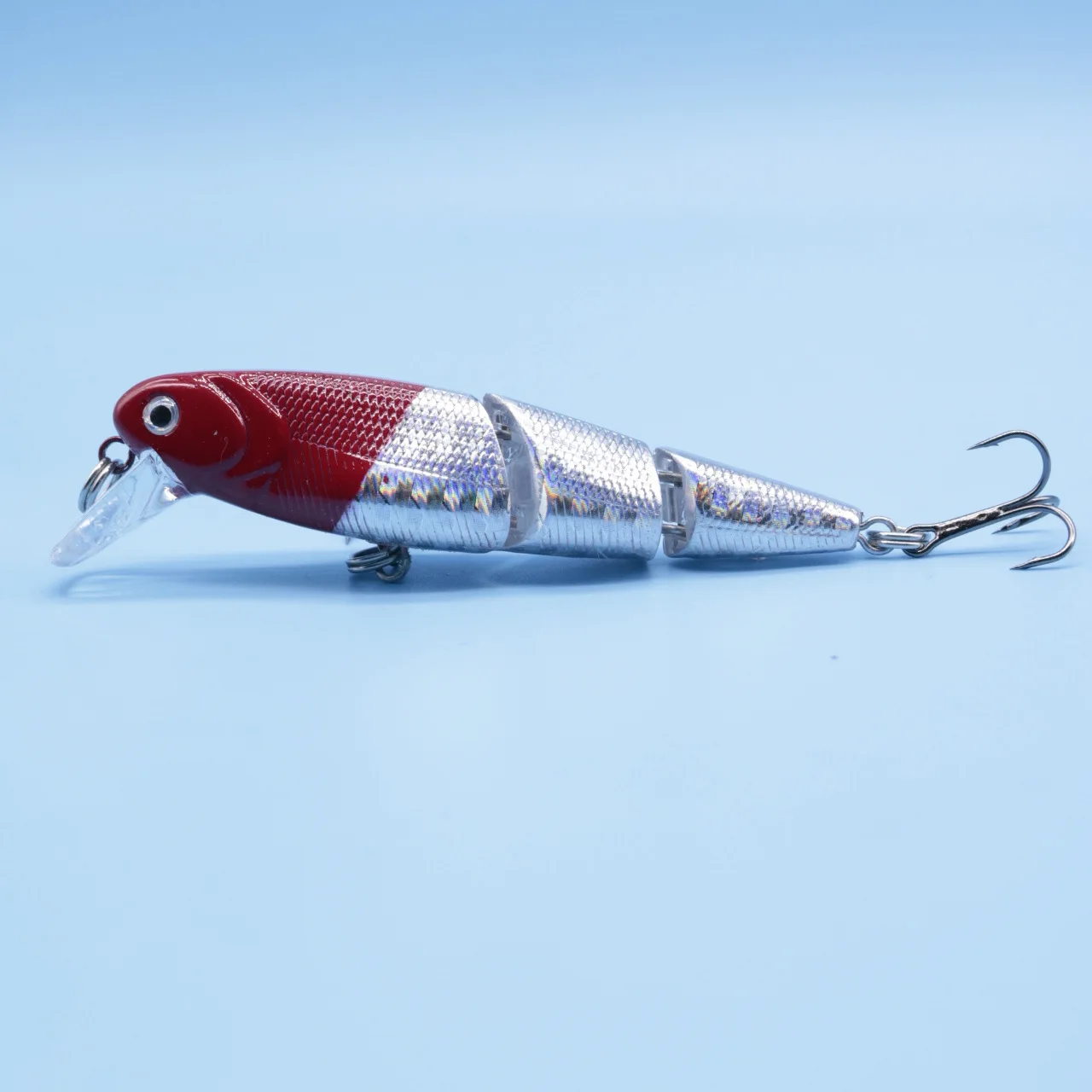 

1PCS Multi Section Hard Fishing Lure 10g/8cm Wobblers 3D Fish Eyes Crankbaits Minnow Fake Artificial Sea Bass Bait Carp Tackle