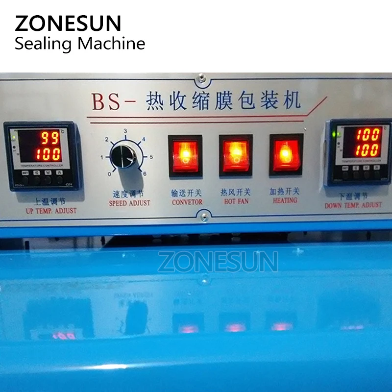 ZONESUN электрическое тепловое туннельное оборудование для усадки посылка