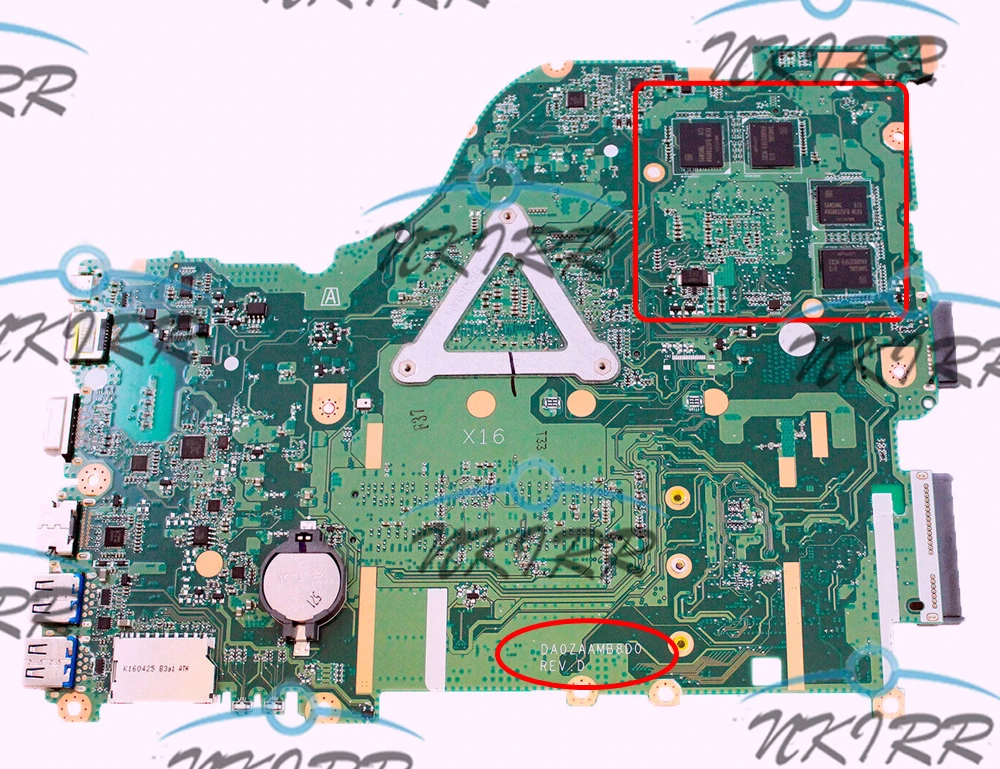 DA0ZAAMB8D0 REV:D ZAA X16 940 м 4 Гб DDR3L I5 6200U материнская плата для ноутбука Acer Aspire F5 573 E5 575 573G