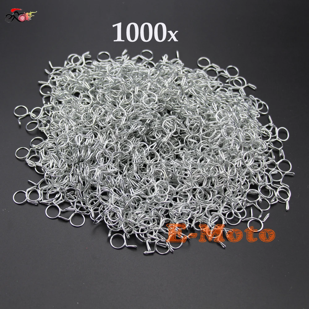 Шланг для топливной трубки 1000x пружинный зажим 9 мм мотоцикла вездехода скутера