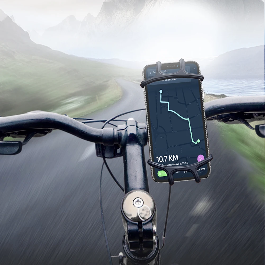 Bicycle Phone Holder For iPhone Samsung Universal Mobile Cell Bike Handlebar Clip Stand GPS Mount Bracket | Спорт и развлечения