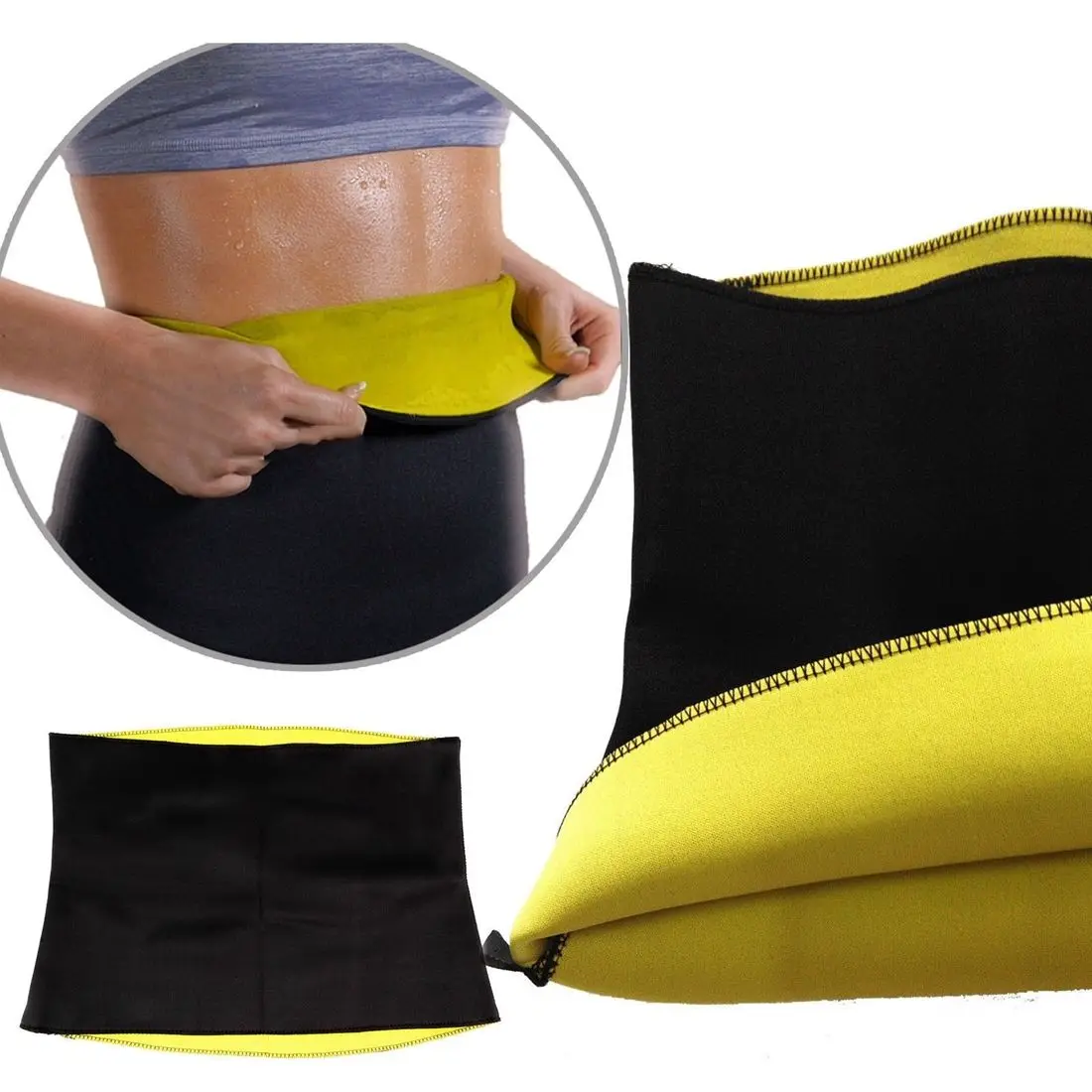 

corset Neoprene Waist Trainer Slimming Belts Cincher Body Shaper Slim Women Tummy Trimmer Shapewear modeling strap Plus Size