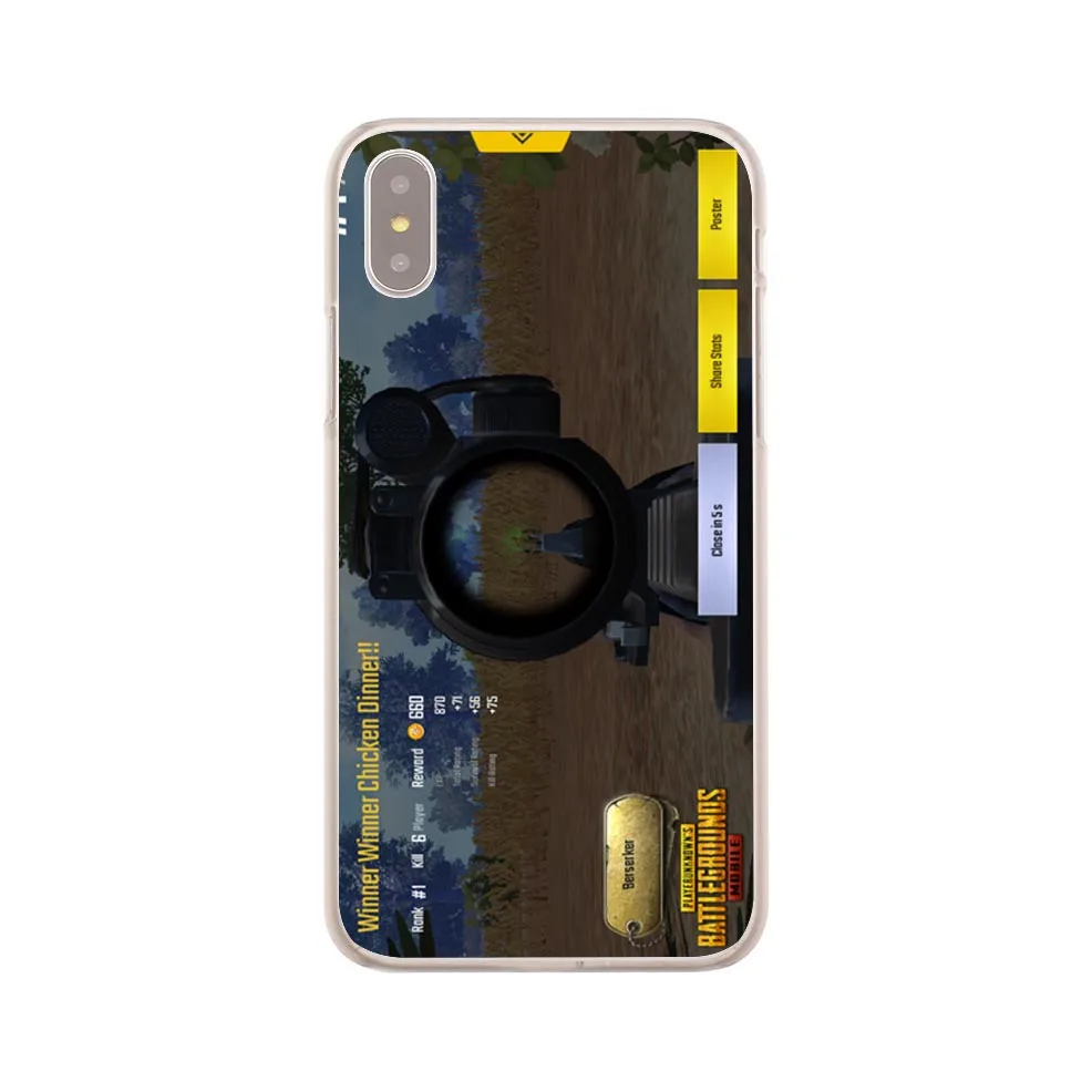 Горячая игра PUBG Winner курица ужин мягкий силиконовый чехол для iPhone 5S se 8 Plus X 6 6S 7 |