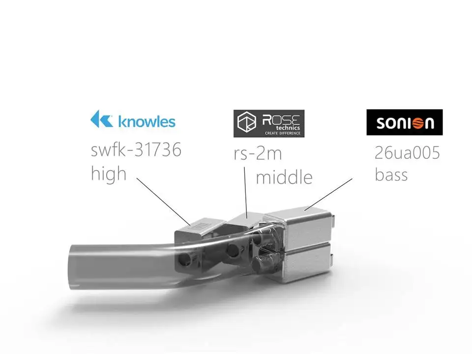 Rose Mini6 Pro 6 сбалансированная арматура HiFi аудиофил MMCX съемные наушники вкладыши