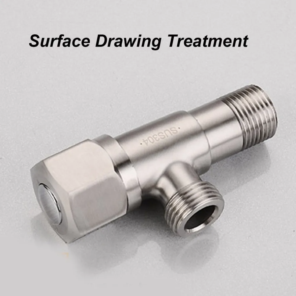 304 нержавеющая сталь Горячая и холодная вода Универсальный угловой клапан