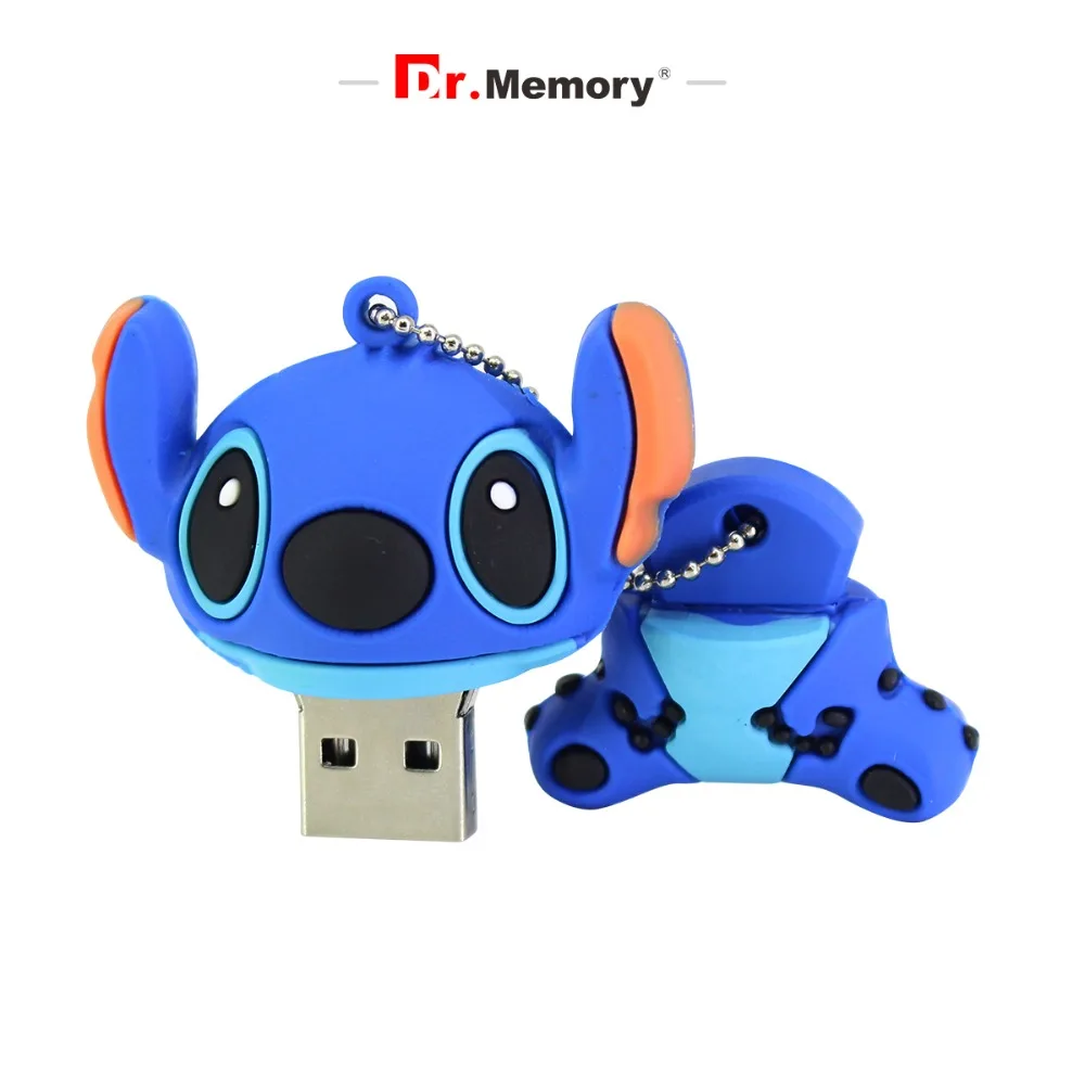 Dr. Памяти мультяшный флеш накопитель Стежка USB флэш 32 Гб 64 128 силиконовая Флешка 4