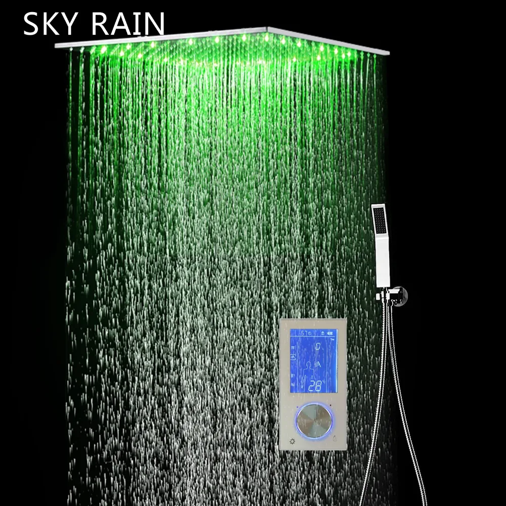 Умный цифровой сенсорный экран контроллер термостатический клапан набор для