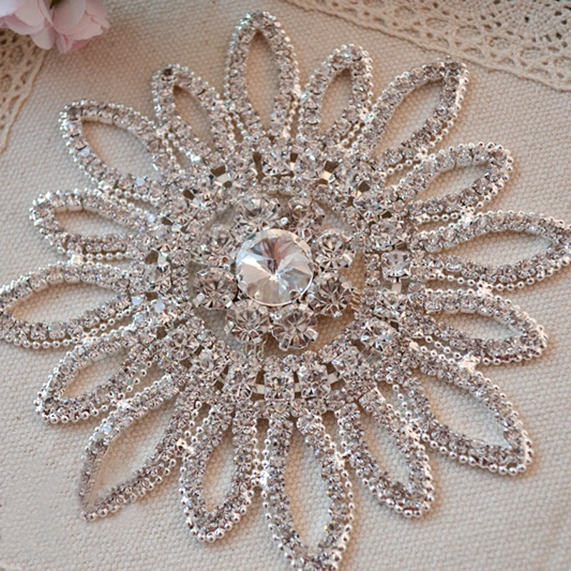Группа инкрустированные солнце Стразы свадебное платье головной убор костюм DIY