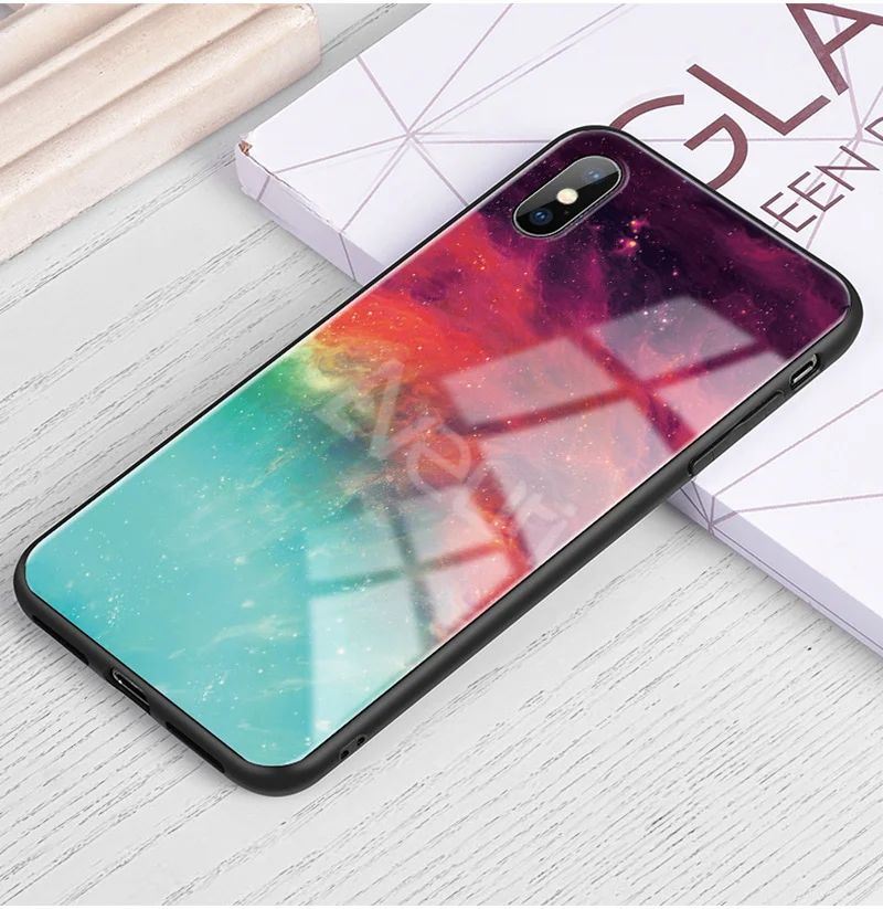 Роскошный чехол для телефона для iPhone 5, 5S, SE, 6, 6S Plus, 7, 8 Plus, чехол из закаленного стекла, чехол для iPhone X, XR, XS, Max, 11 Pro MAX