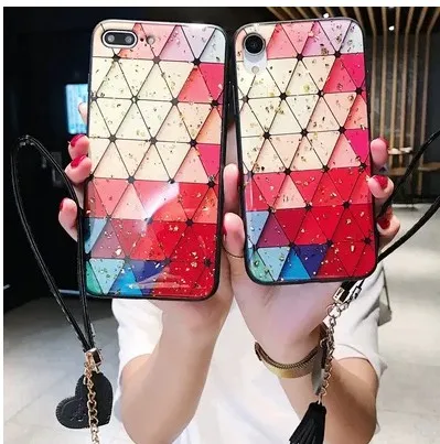С блестками из ромбов, чехол на мобильный телефон для huawei Mate20 pro Mate10 P10 плюс P20pro P20lite nova2s с перекрестным ремешком с honor 10 V10 9 8 8X V9