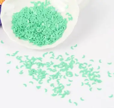 green 2000 шт ПВХ Луна блёстки конфетти для свадебной вечеринки сердце для душа ребенка конфетти глаз Макияж ногтей Луна красота патч для дня рождения - Цвет: green