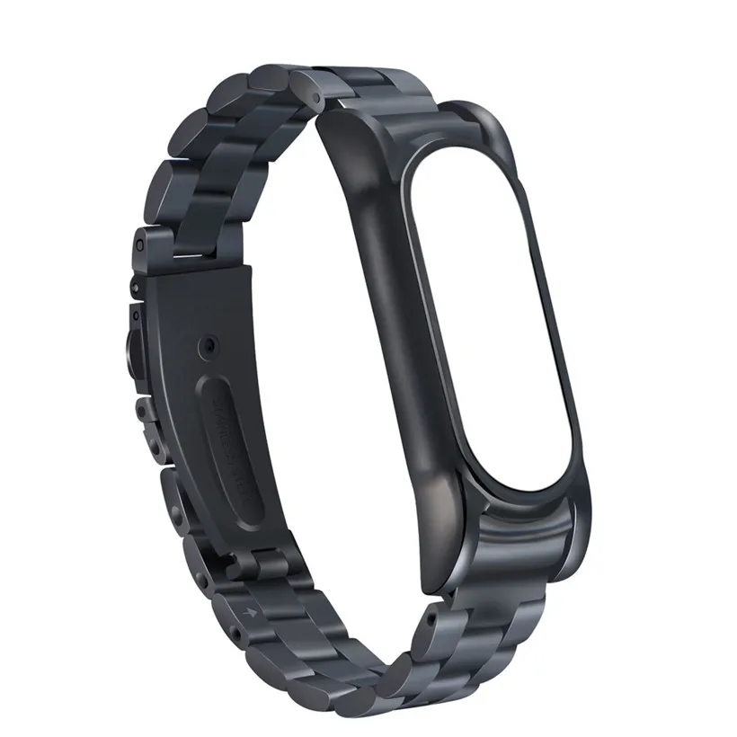 Для Xiaomi Mi Band 2 роскошный браслет из нержавеющей стали металлический Ультратонкий ремешок Прямая 1810