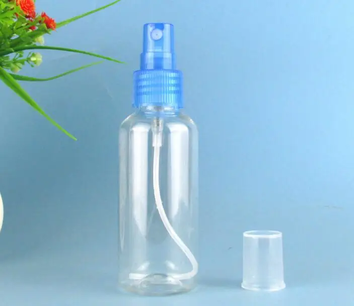2 шт./лот пластиковый прозрачный маленький пустой флакон с распылителем для