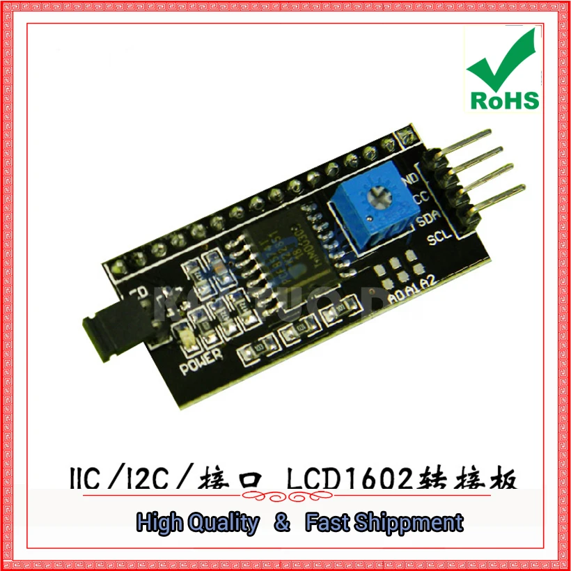 UNO A.D.N IIC/I2C/ЖК дисплей 1602 с интерфейсом модуль платы адаптера LCD (H5B3)|lcd adapter board|lcd