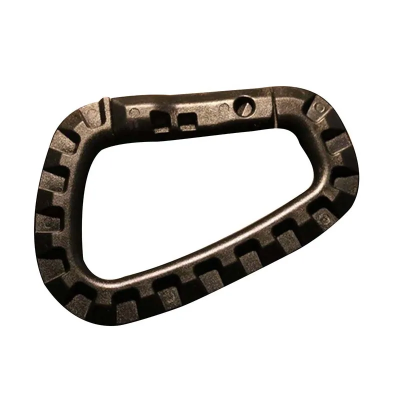 2 x Carabiner Keychain Climbing Mountaineer hook - gear tool Black | Обустройство дома