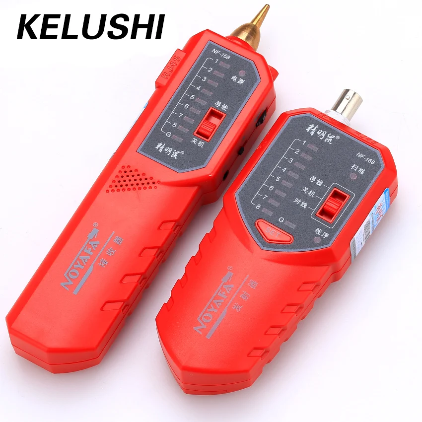 Устройство для проверки кабеля KELUSHI тэстер поиска неисправностей 8P4C 8P8C UTP/STP RJ45 RJ11
