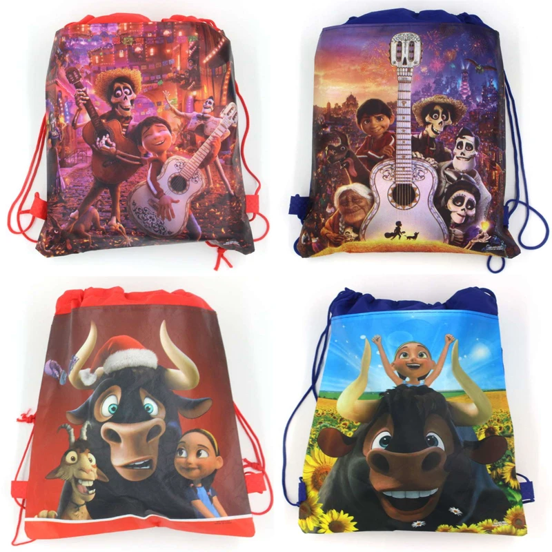 1 шт. Коко Фердинанд нетканое полотно рюкзак с рисунком Школьная сумка для